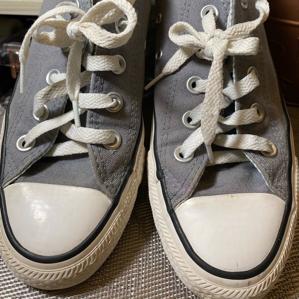 Converse All Star size 8 Gray color ,